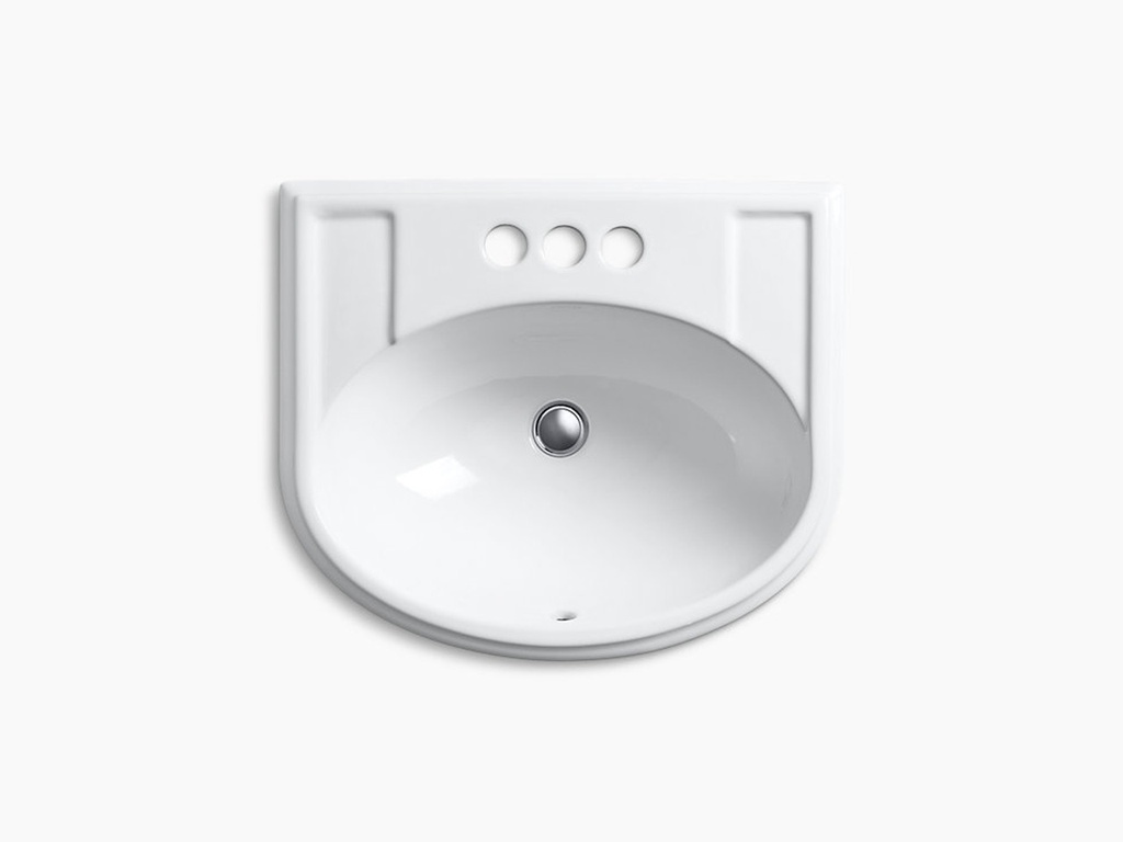 2279-4-95 Devonshire self rimming lavatory ice grey