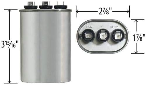 97F9859 GE Genteq Oval Capacitor