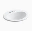 2196-4R-NY Pennington self rimming lavatory ADA dune