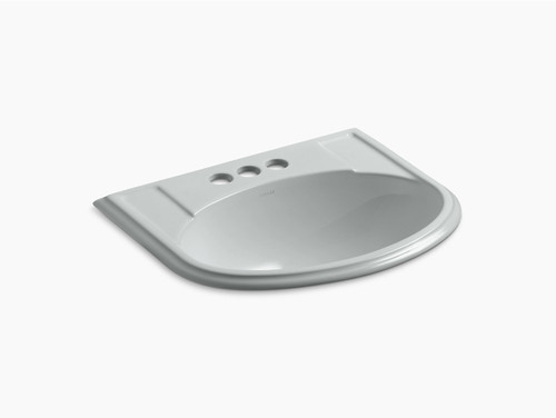 2279-4-95 Devonshire self rimming lavatory ice grey