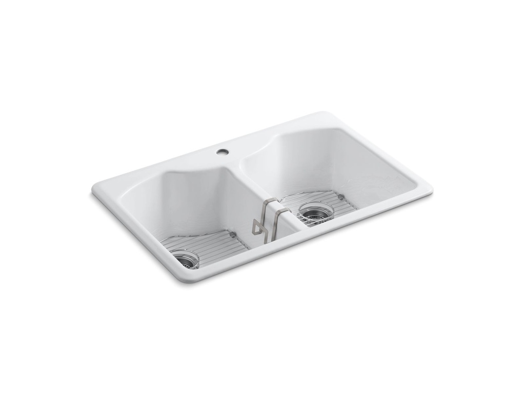 6482-1A4-RR Bellegrove sink DE SR 1 holes ember