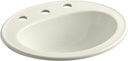 2196-1F-96 Pennington self rimming lavatory ADA biscuit