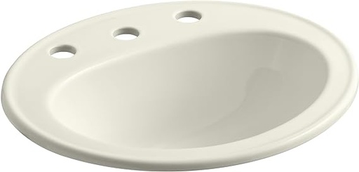[2196-1F-96] 2196-1F-96 Pennington self rimming lavatory ADA biscuit