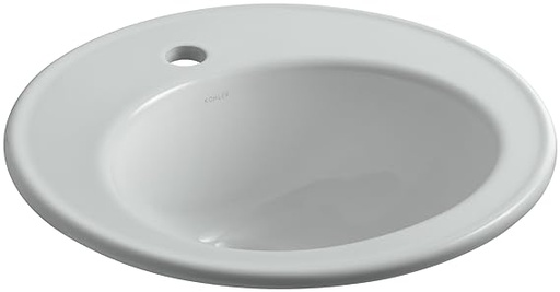 [2202-1R-95] 2202-1R-95 Brookline self rimming lavatory ice grey