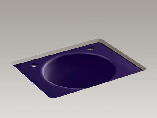 [6654-2U-30] 6654-2U-30 Tandem under counter utility sink iron cobalt