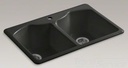 6482-1A4-FP Bellegrove sink DE SR 1 holes caviar