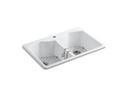 6482-1A4-RR Bellegrove sink DE SR 1 holes ember